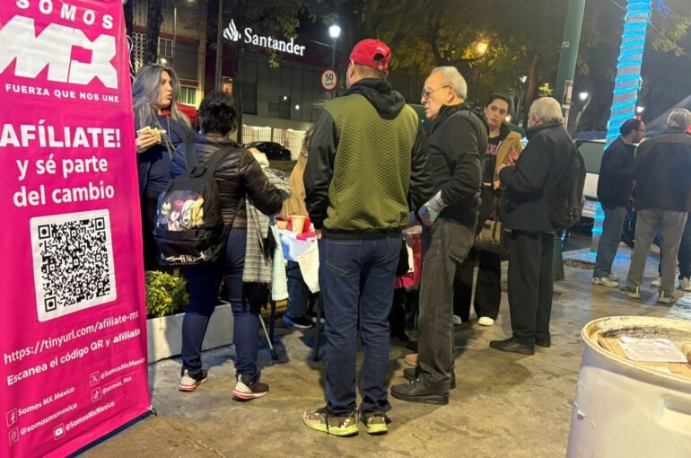 Afiliación ciudadana de Somos MX durante asambleas distritales rumbo a su registro como partido político nacional