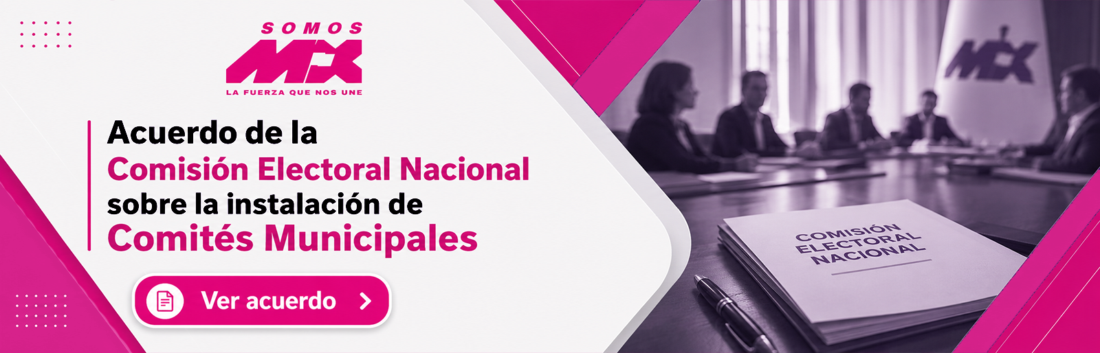 Acuerdo de la Comisión Electoral Nacional sobre la instalación de Comités Municipales