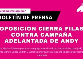 Oposición cierra filas contra campaña adelantada de Andy