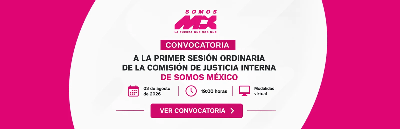 Convocatoria Primera Sesión de la comision de Justicia Interna